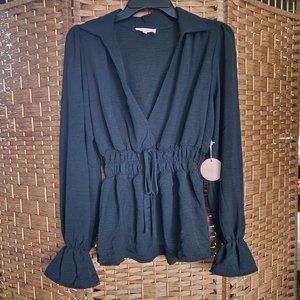 Rose and Grey Womens Top - Size Medium - NWT